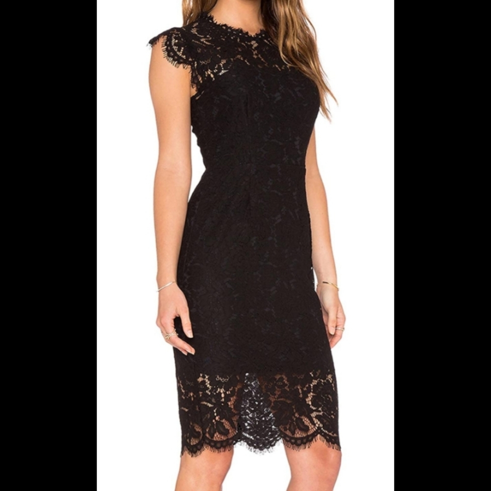 Sleeveless Lace Floral Elegant Cocktail Dress